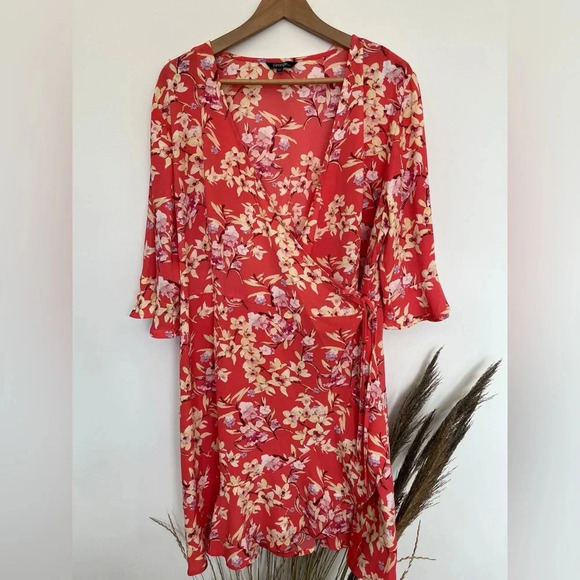 5/20$ George floral pink adjustable dress  size XXL - Picture 2 of 6